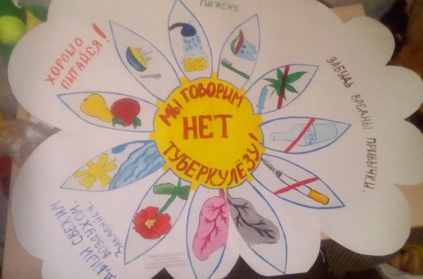 Плакат белая Ромашка