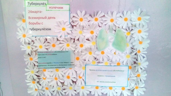 Акция белая Ромашка профилактика туберкулеза