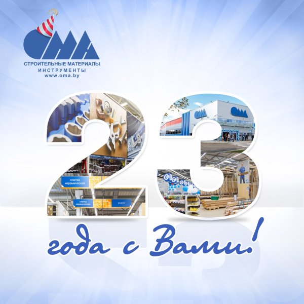 С днем рождения. Плакат