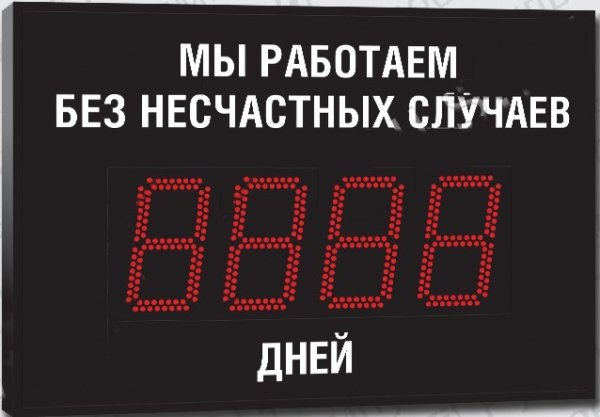 Табло уровня травматизма