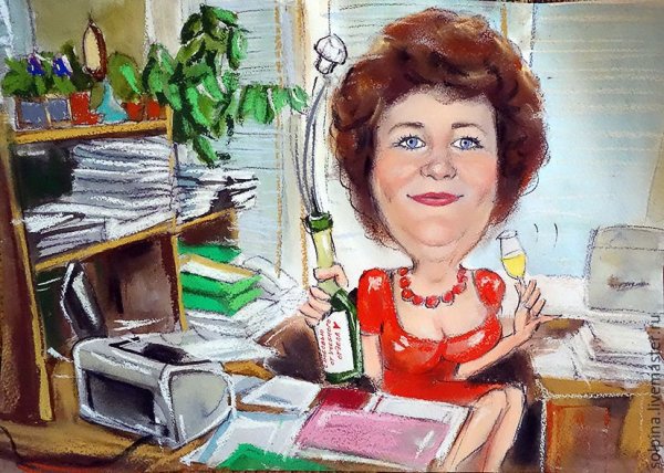 Шарж на главного бухгалтера