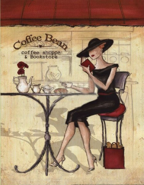 Ретро постеры кафе