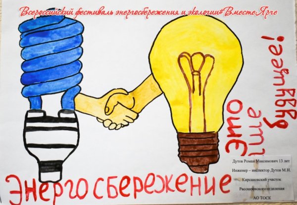 Рисунок экономия электроэнергии