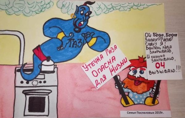 Безопасное использование газа в быту рисунки