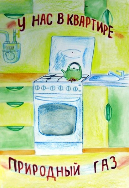 Рисунок на тему газовая безопасность