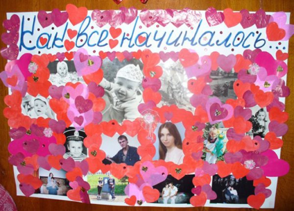 Плакат на юбилей свадьбы