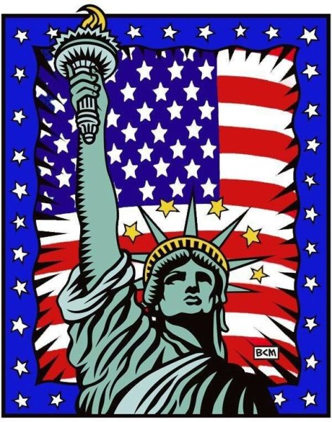 Символ США статуя свободы