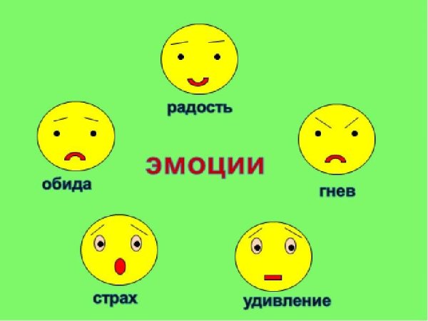 Наши эмоции для дошкольников