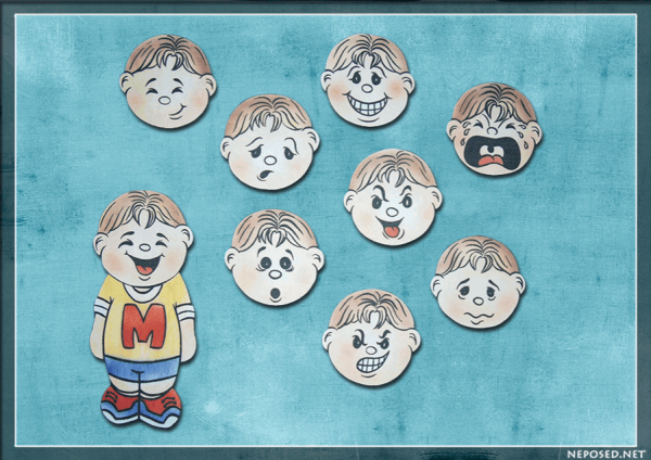 Изображения эмоций для дошкольников