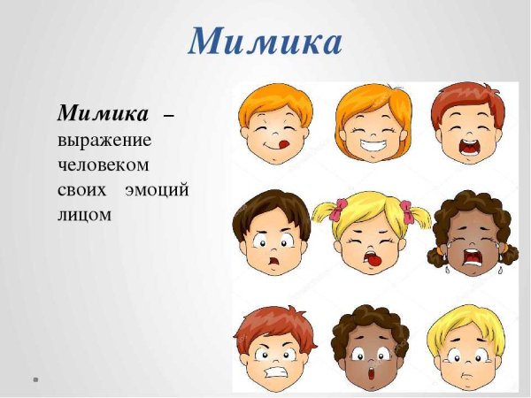 Мимические выражения лица
