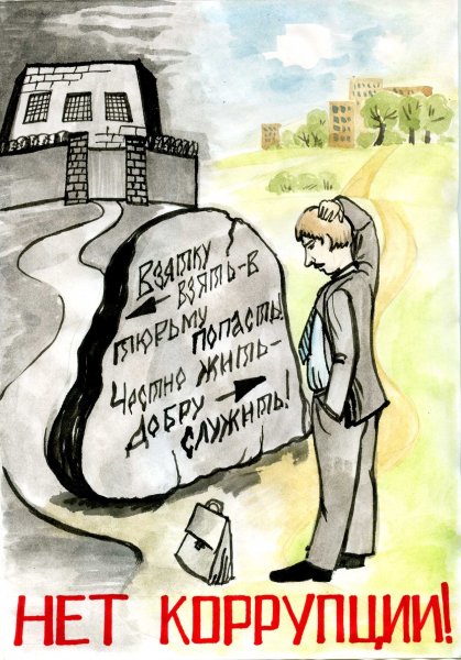 Антикоррупционные плакаты в образовании