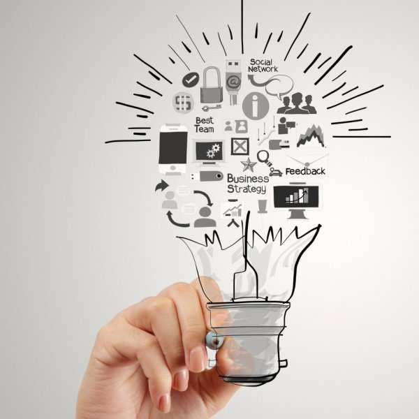 Креатив в маркетинге иллюстрация