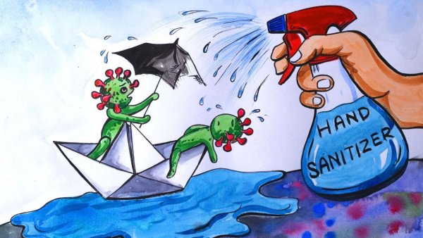 Постер ковид