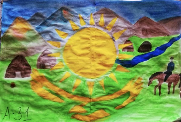 День независимости Казахстана рисунки