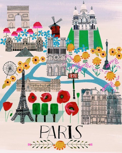 Коллаж на тему Франция