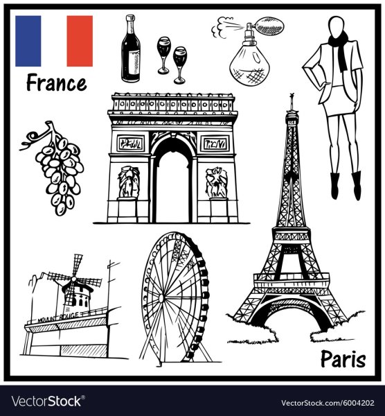Франция рисунок для детей