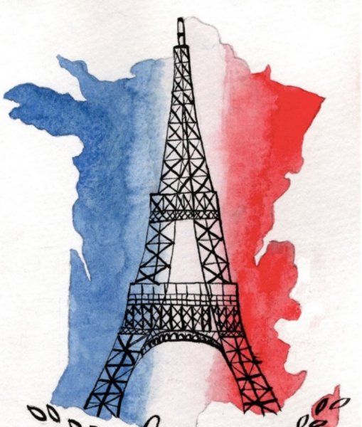 Нарисовать Францию