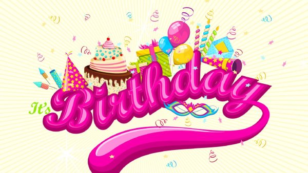 Happy Birthday фон