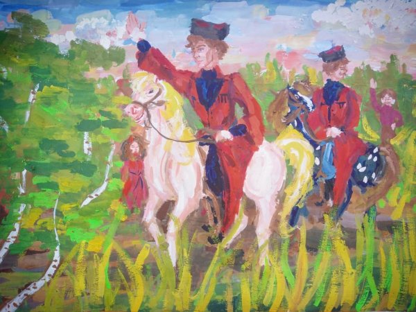 Рисунки на тему казачий край