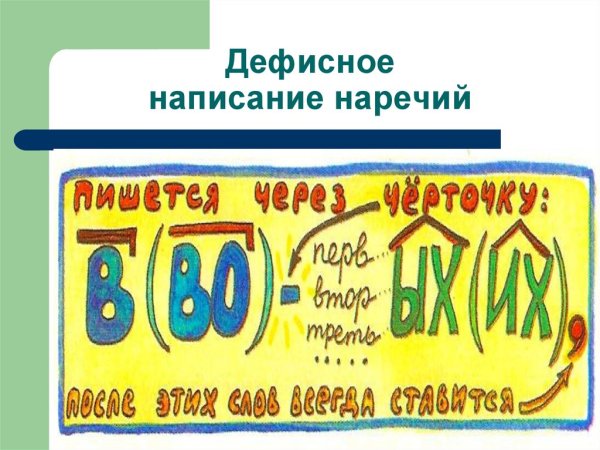 Наречие рисунок