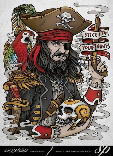 Пиратские тату