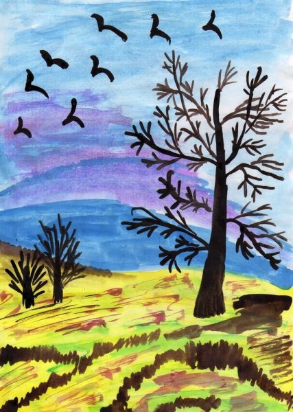 Пейзаж для детей