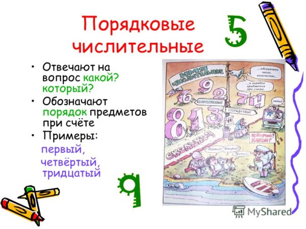 На какой вопрос отвечают порядковые числительные