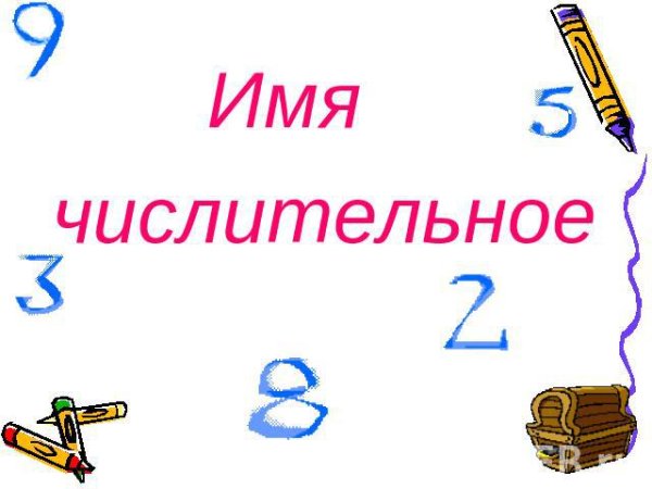 Имя числительное картинки