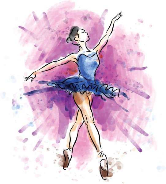 Танцор рисунок