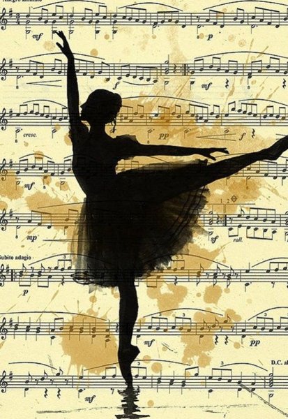 Картины из нотных листов