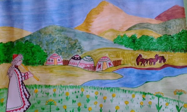 Рисунок на день Башкирии