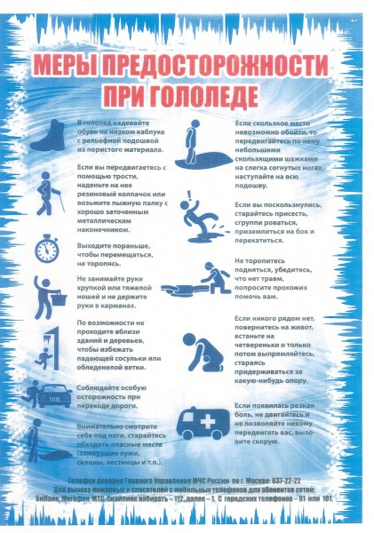 Профилактика травматизма в зимний период