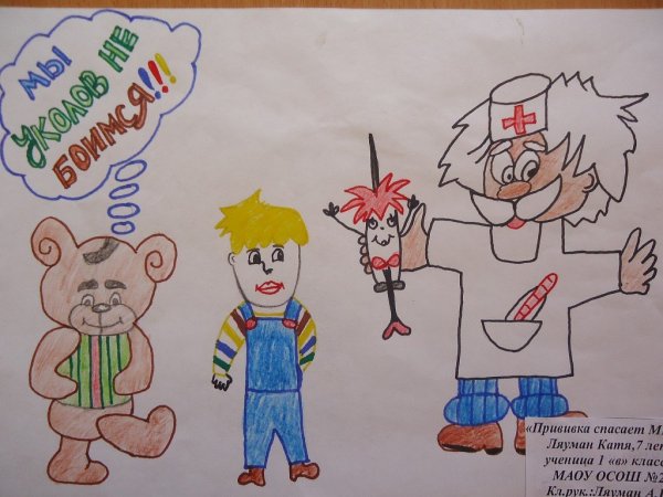 Рисунок на тему вакцинация