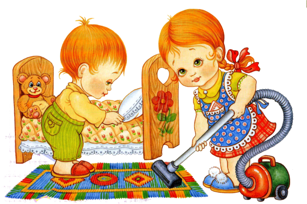 Люди трудятся в саду