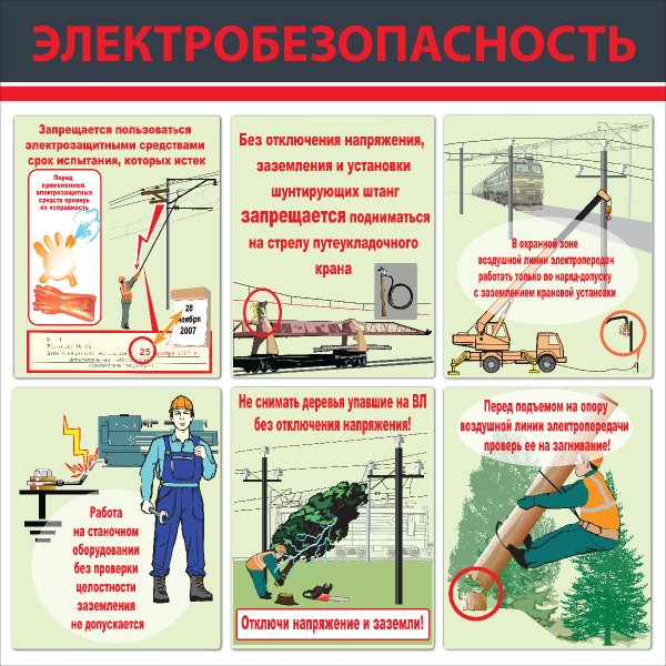 Техника безопасности электробезопасность