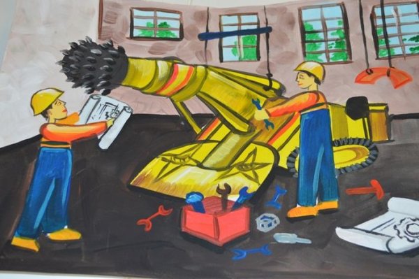 Машиностроитель рисунок