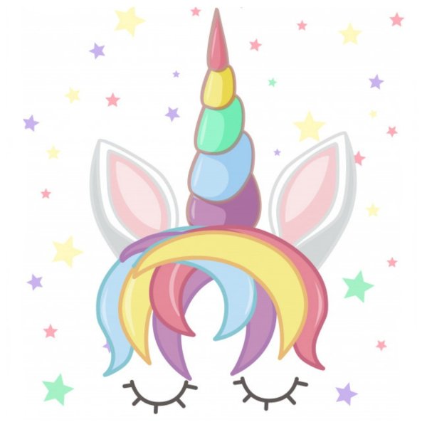 Красивый плакат Единорог