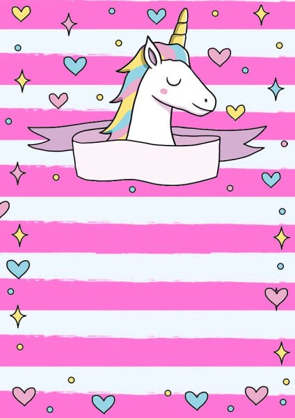 Цифры в стиле Единорожка