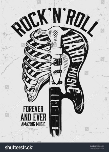 Постеры в стиле рок