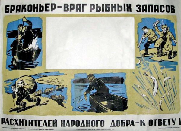 Плакат против браконьеров