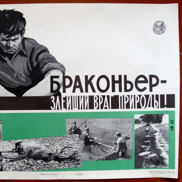 Браконьерство плакат