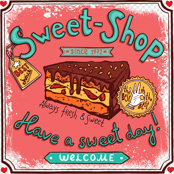 Реклама плакат кондитерской