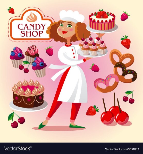 Кондитерские иллюстрации