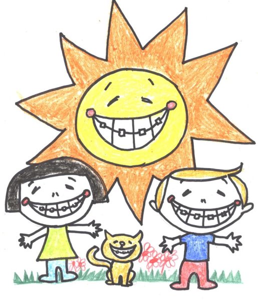 Рисунок на день улыбки