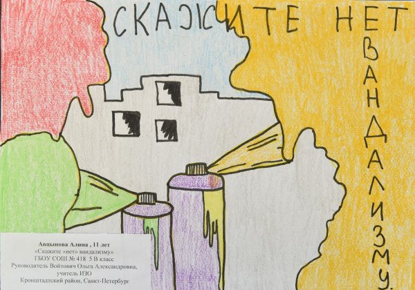 Рисунок на тему вандализм
