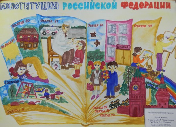 Конкурс рисунков ко Дню Конституции