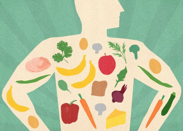 Вегетарианство иллюстрация