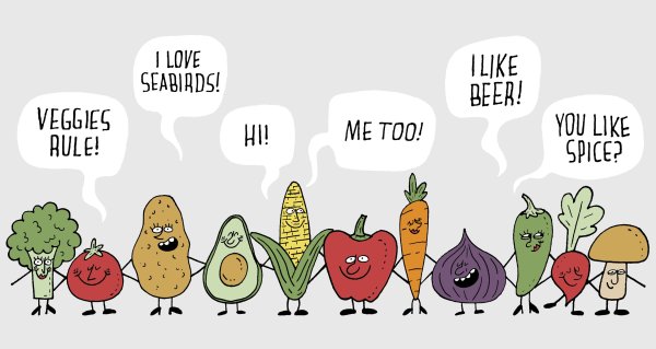 Веган рисунок