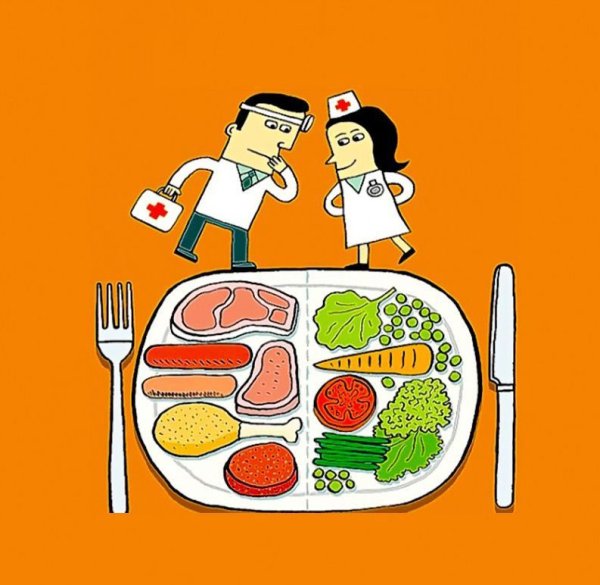 Вегетарианец рисунок