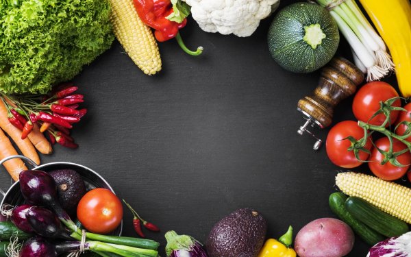 Овощи фрукты фон
